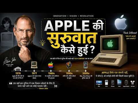 Steve Jobs and Apple's iconic journey #apple thumbnail